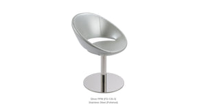 Crescent Round Swivel Chair - durable construction for long-lasting use | Image 17 | InSTYLE Home & Rugs