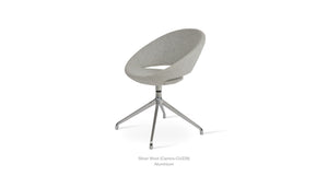 Crescent Spider Swivel Chair - comfortable seating for dining and office spaces | Image 6 | InSTYLE Home & Rugs