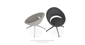 Crescent Spider Swivel Chair - comfortable seating for dining and office spaces | Image 10 | InSTYLE Home & Rugs