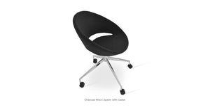 Crescent Spider Swivel Chair - comfortable seating for dining and office spaces | Image 19 | InSTYLE Home & Rugs