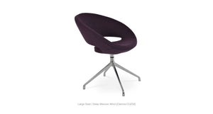 Crescent Spider Swivel Chair - comfortable seating for dining and office spaces | Image 21 | InSTYLE Home & Rugs