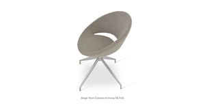 Crescent Spider Swivel Chair - comfortable seating for dining and office spaces | Image 22 | InSTYLE Home & Rugs