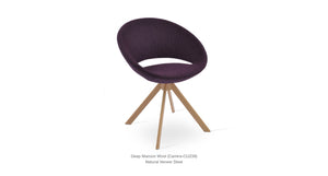 Crescent Sword Swivel Chair - durable construction for long-lasting use | Image 7 | InSTYLE Home & Rugs