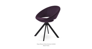 Crescent Sword Swivel Chair - durable construction for long-lasting use | Image 8 | InSTYLE Home & Rugs