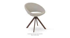 Crescent Sword Swivel Chair - durable construction for long-lasting use | Image 23 | InSTYLE Home & Rugs