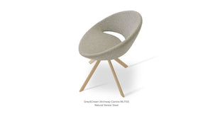Crescent Sword Swivel Chair - durable construction for long-lasting use | Image 25 | InSTYLE Home & Rugs