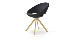 Crescent Sword Swivel Chair - durable construction for long-lasting use | Image 27 | InSTYLE Home & Rugs