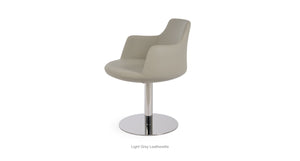 Dervish Round Swivel Chair - comfortable seating for dining and office spaces | Image 18 | InSTYLE Home & Rugs