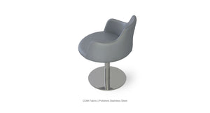 Dervish Round Swivel Chair - comfortable seating for dining and office spaces | Image 22 | InSTYLE Home & Rugs