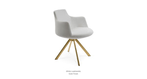Dervish Sword Swivel Chair - comfortable seating for dining and office spaces | Image 13 | InSTYLE Home & Rugs
