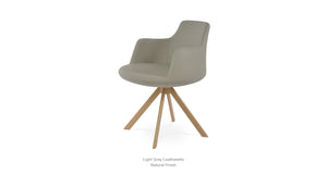 Dervish Sword Swivel Chair - comfortable seating for dining and office spaces | Image 17 | InSTYLE Home & Rugs