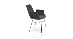 Eiffel Arm Cross Chair - durable construction for long-lasting use | Image 2 | InSTYLE Home & Rugs