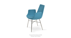 Eiffel Arm Cross Chair - durable construction for long-lasting use | Image 4 | InSTYLE Home & Rugs