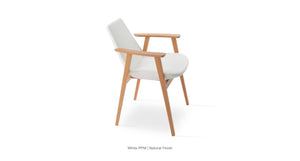 Eiffel Guest Armchair - upholstered armchair with padded comfort | Image 17 | InSTYLE Home & Rugs