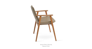 Eiffel Guest Armchair - upholstered armchair with padded comfort | Image 27 | InSTYLE Home & Rugs