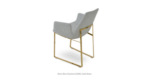 Eiffel Arm Sled Chair - comfortable dining experience | Image 3 | InSTYLE Home & Rugs