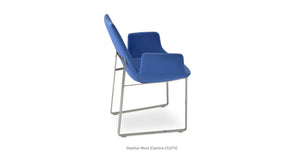 Eiffel Arm Sled Chair - comfortable dining experience | Image 7 | InSTYLE Home & Rugs