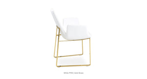 Eiffel Arm Sled Chair - comfortable dining experience | Image 11 | InSTYLE Home & Rugs
