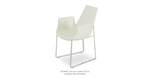 Eiffel Arm Sled Chair - comfortable dining experience | Image 12 | InSTYLE Home & Rugs