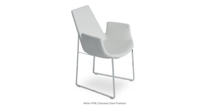 Eiffel Arm Sled Chair - comfortable dining experience | Image 14 | InSTYLE Home & Rugs
