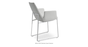 Eiffel Arm Sled Chair - comfortable dining experience | Image 15 | InSTYLE Home & Rugs