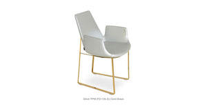 Eiffel Arm Sled Chair - comfortable dining experience | Image 22 | InSTYLE Home & Rugs