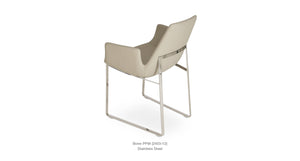 Eiffel Arm Sled Chair - comfortable dining experience | Image 24 | InSTYLE Home & Rugs