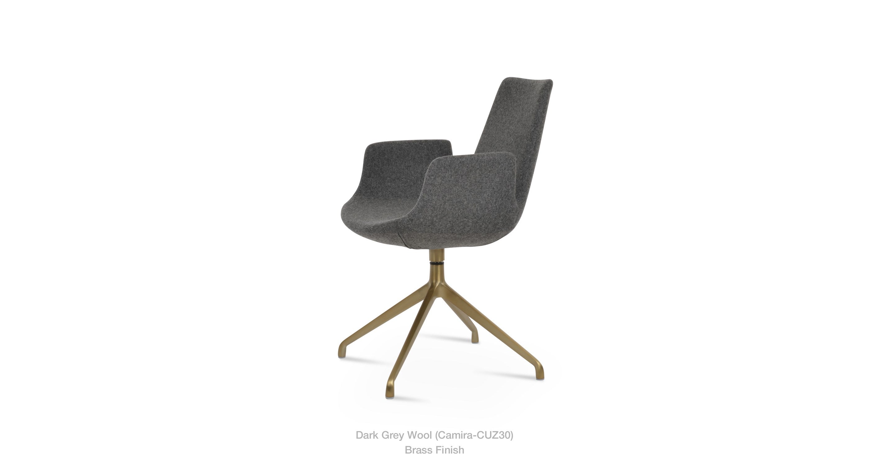 Eiffel Arm Spider Swivel Chair - comfortable seating for dining and office spaces | Image 28 | InSTYLE Home & Rugs