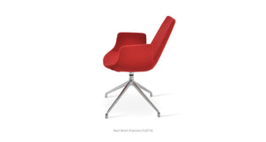 Eiffel Arm Spider Swivel Chair - comfortable seating for dining and office spaces | Image 7 | InSTYLE Home & Rugs