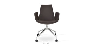 Eiffel Arm Spider Swivel Chair - comfortable seating for dining and office spaces | Image 11 | InSTYLE Home & Rugs