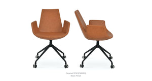 Eiffel Arm Spider Swivel Chair - comfortable seating for dining and office spaces | Image 13 | InSTYLE Home & Rugs