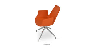Eiffel Arm Spider Swivel Chair - comfortable seating for dining and office spaces | Image 14 | InSTYLE Home & Rugs