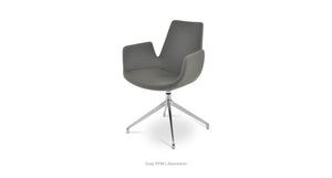 Eiffel Arm Spider Swivel Chair - comfortable seating for dining and office spaces | Image 16 | InSTYLE Home & Rugs