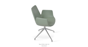 Eiffel Arm Spider Swivel Chair - comfortable seating for dining and office spaces | Image 19 | InSTYLE Home & Rugs