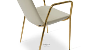 Eiffel Classy Arm Metal Chair - variety of styles from classic to contemporary | Image 39 | InSTYLE Home & Rugs