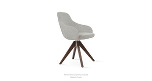 Gazel Arm Pyramid Swivel Chair - comfortable seating for dining and office spaces | Image 5 | InSTYLE Home & Rugs