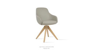 Gazel Arm Pyramid Swivel Chair - comfortable seating for dining and office spaces | Image 16 | InSTYLE Home & Rugs