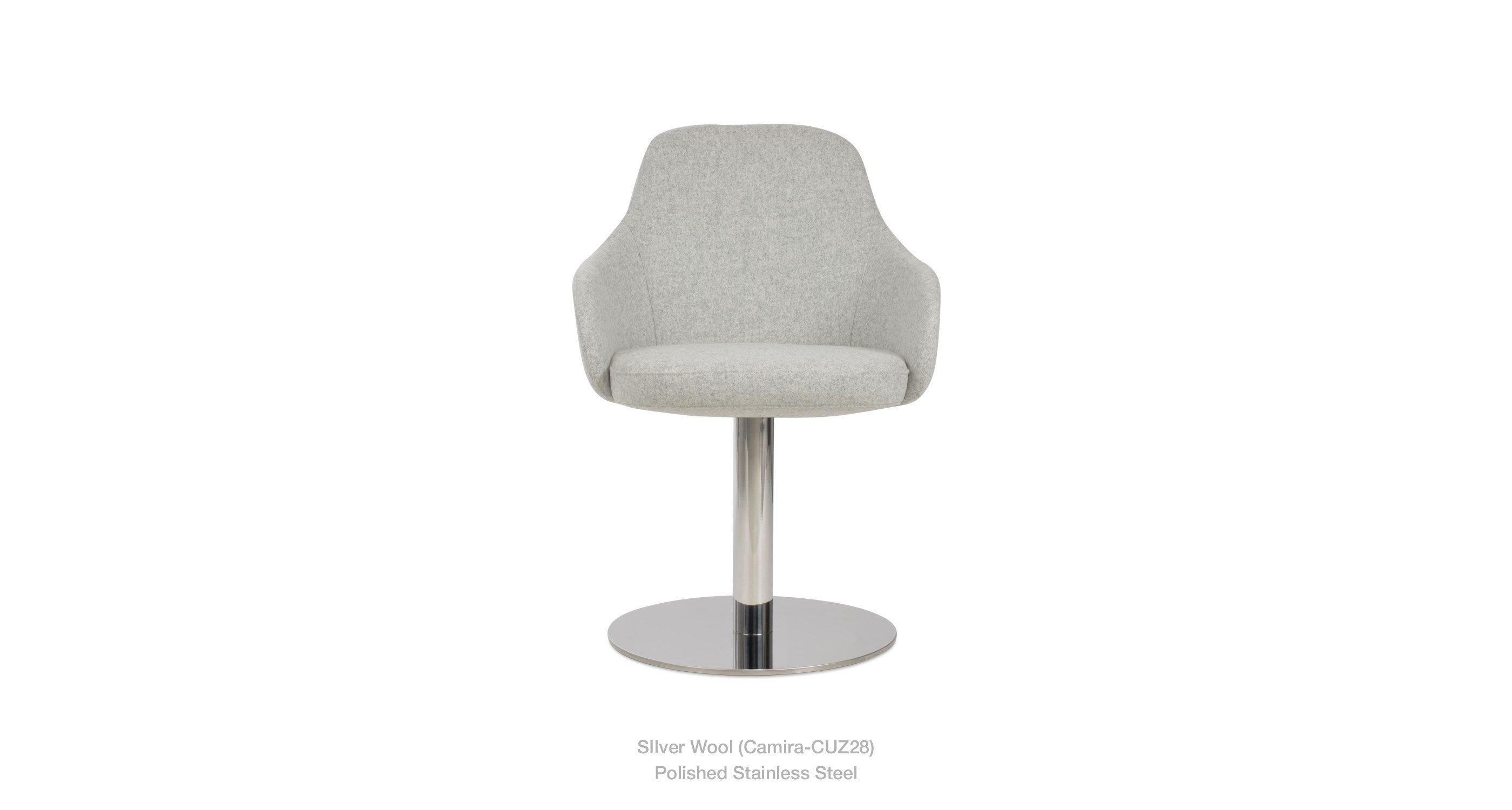 Gazel Arm Round Chair - comfortable seating for dining and office spaces | Image 15 | InSTYLE Home & Rugs