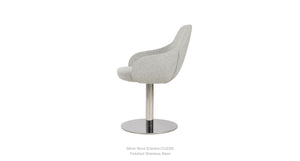 Gazel Arm Round Chair - comfortable seating for dining and office spaces | Image 16 | InSTYLE Home & Rugs