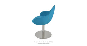 Gazel Arm Round Chair - comfortable seating for dining and office spaces | Image 21 | InSTYLE Home & Rugs