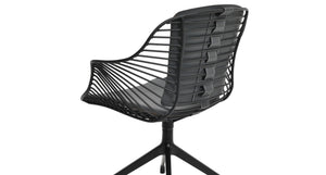Zebra Spider Swivel Chair - comfortable seating for dining and office spaces | Image 4 | InSTYLE Home & Rugs