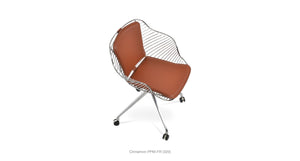 Zebra Spider Swivel Chair - comfortable seating for dining and office spaces | Image 20 | InSTYLE Home & Rugs