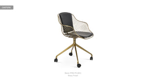 Zebra Spider Swivel Chair - comfortable seating for dining and office spaces | Image 24 | InSTYLE Home & Rugs