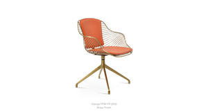 Zebra Spider Swivel Chair - comfortable seating for dining and office spaces | Image 25 | InSTYLE Home & Rugs