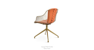 Zebra Spider Swivel Chair - comfortable seating for dining and office spaces | Image 26 | InSTYLE Home & Rugs