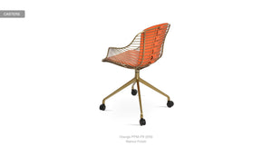 Zebra Spider Swivel Chair - comfortable seating for dining and office spaces | Image 33 | InSTYLE Home & Rugs