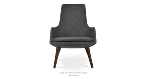 Dervish Wood Lounge High Back - perfect for casual unwinding | Image 3 | InSTYLE Home & Rugs