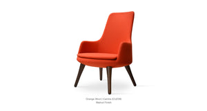 Dervish Wood Lounge High Back - perfect for casual unwinding | Image 7 | InSTYLE Home & Rugs