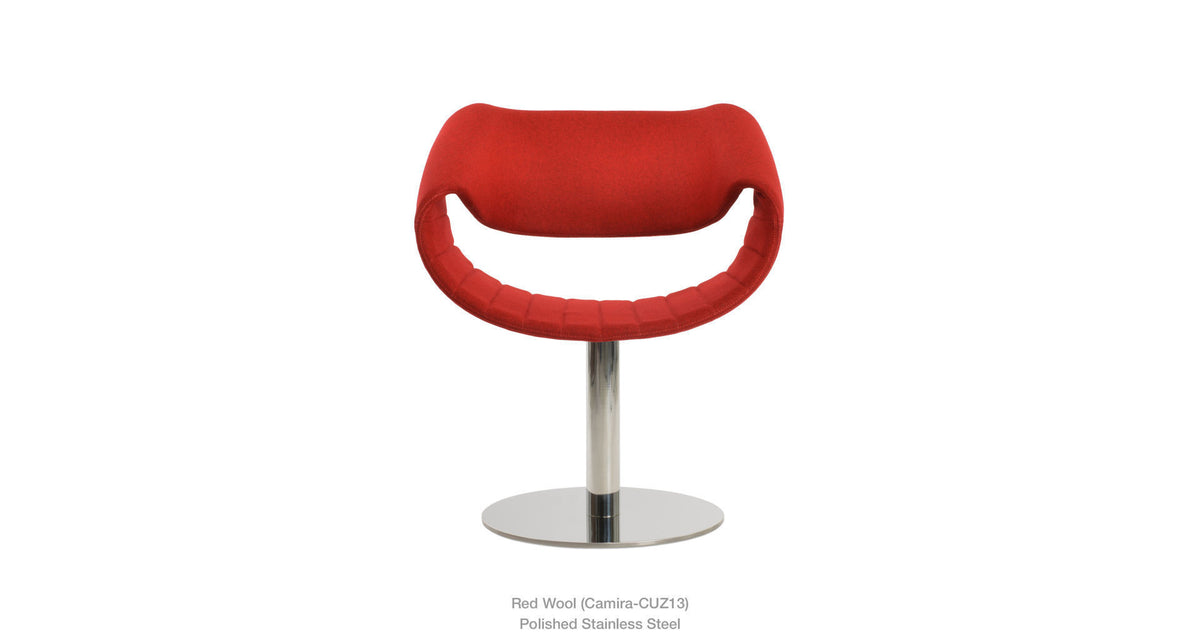 Seminyak Round Swivel Chair - comfortable seating for dining and office spaces | Image 5 | InSTYLE Home & Rugs