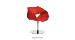 Seminyak Round Swivel Chair - comfortable seating for dining and office spaces | Image 6 | InSTYLE Home & Rugs